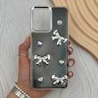 قاب گوشی Redmi 12 - Poco M6 Pro 5G شیائومی فانتزی برجسته رزینی Luxury Case لنز و دکمه کرومی کد E40-168604