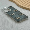قاب گوشی Redmi 12 - Poco M6 Pro 5G شیائومی فانتزی برجسته رزینی Luxury Case لنز و دکمه کرومی کد E40-168605