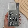 قاب گوشی Redmi 13 4G - Redmi 13 5G - Redmi 13X - Poco M6 4G شیائومی فانتزی برجسته رزینی Luxury Case لنز و دکمه کرومی کد E40-168608