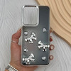 قاب گوشی Redmi 13C - Poco C65 شیائومی فانتزی برجسته رزینی Luxury Case لنز و دکمه کرومی کد E40-168622