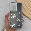 قاب گوشی Redmi 13C - Poco C65 شیائومی فانتزی برجسته رزینی Luxury Case لنز و دکمه کرومی کد E40-168622