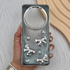 قاب گوشی Redmi 14C - Poco C75 - Redmi A4 شیائومی فانتزی برجسته رزینی Luxury Case لنز و دکمه کرومی کد E40-168628