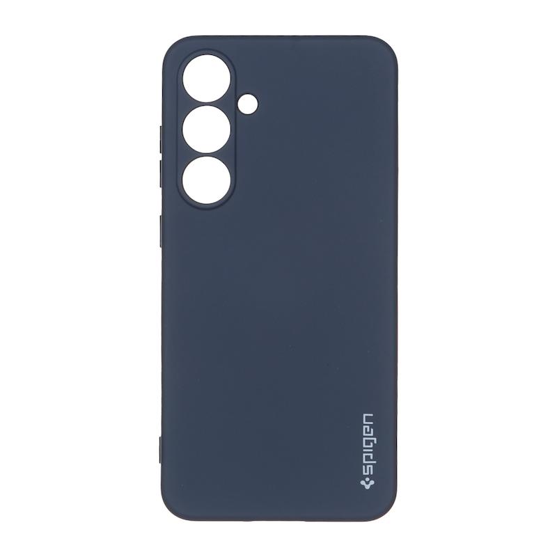 قاب گوشی Galaxy S24 FE سامسونگ سیلیکونی ژله ای PC برند SPIGEN اسپیگن سرمه ای کد 180960