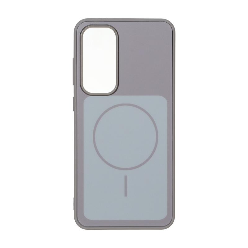 قاب گوشی Galaxy S24 FE سامسونگ مات مستطیلی طرح مگ سیف سری 17 خاکستری کد 180966