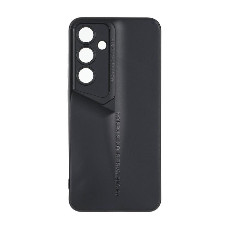 قاب گوشی Galaxy S24 FE سامسونگ سری Porsche Design سیلیکونی ژله ای محافظ لنز دار مشکی کد 180967