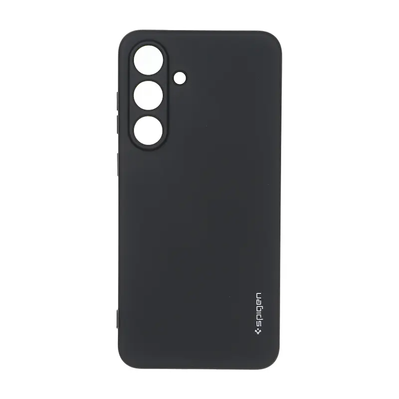 قاب گوشی Galaxy S25 FE سامسونگ سیلیکونی ژله ای PC برند SPIGEN اسپیگن مشکی کد 180982