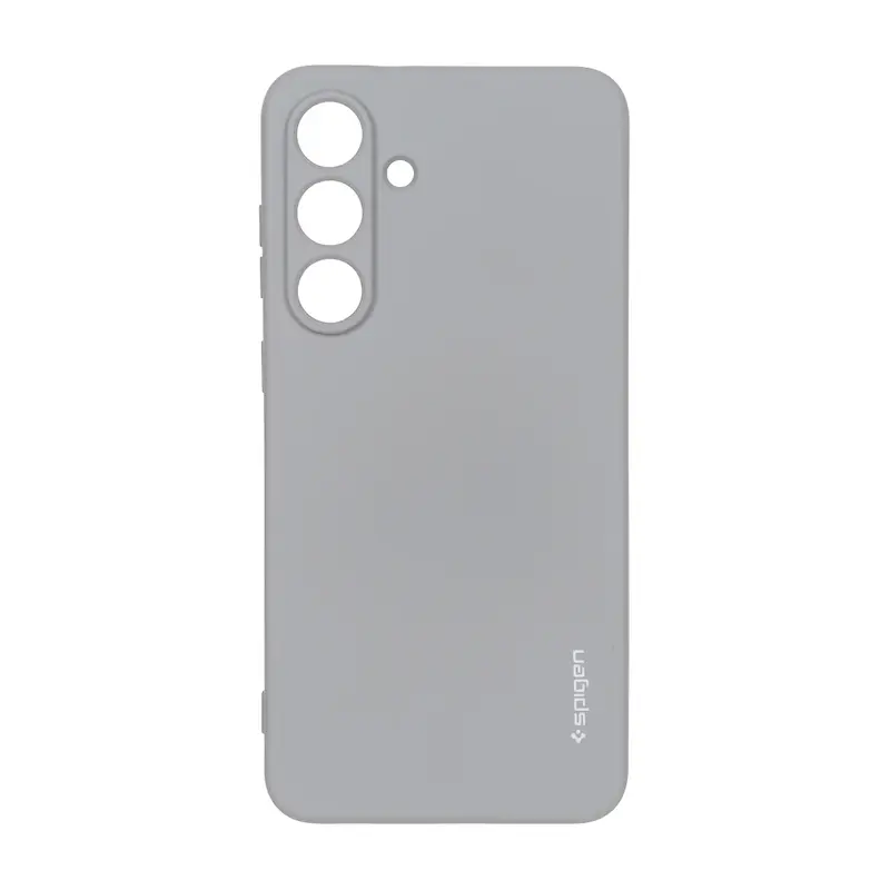 قاب گوشی Galaxy S25 FE سامسونگ سیلیکونی ژله ای PC برند SPIGEN اسپیگن طوسی کد 180985