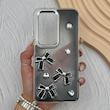 قاب گوشی Redmi 15 4G شیائومی فانتزی برجسته رزینی Luxury Case لنز و دکمه کرومی کد E40-168641