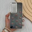 قاب گوشی Redmi 15 4G شیائومی فانتزی برجسته رزینی Luxury Case لنز و دکمه کرومی کد E40-168646