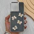 قاب گوشی Redmi 15C - Poco C85 شیائومی فانتزی برجسته رزینی Luxury Case لنز و دکمه کرومی کد E40-168647