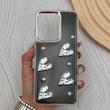قاب گوشی Redmi A5 - Poco C71 شیائومی فانتزی برجسته رزینی Luxury Case لنز و دکمه کرومی کد E40-168667