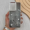 قاب گوشی Redmi A5 - Poco C71 شیائومی فانتزی برجسته رزینی Luxury Case لنز و دکمه کرومی کد E40-168676