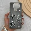 قاب گوشی Redmi 10X - Redmi Note 9 شیائومی فانتزی برجسته رزینی Luxury Case لنز و دکمه کرومی کد E40-168698