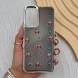 قاب گوشی Redmi Note 11 4G - Redmi Note 11S شیائومی فانتزی برجسته رزینی Luxury Case لنز و دکمه کرومی کد E40-168738