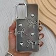 قاب گوشی Redmi Note 11 4G - Redmi Note 11S شیائومی فانتزی برجسته رزینی Luxury Case لنز و دکمه کرومی کد E40-168740