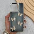 قاب گوشی Redmi Note 13 4G شیائومی فانتزی برجسته رزینی Luxury Case لنز و دکمه کرومی کد E40-168760
