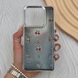 قاب گوشی Redmi Note 14 4G شیائومی فانتزی برجسته رزینی Luxury Case لنز و دکمه کرومی کد E40-168772