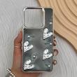 قاب گوشی Redmi Note 14 4G شیائومی فانتزی برجسته رزینی Luxury Case لنز و دکمه کرومی کد E40-168775