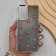 قاب گوشی Redmi Note 12S شیائومی فانتزی برجسته رزینی Luxury Case لنز و دکمه کرومی کد E40-168820
