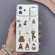قاب گوشی Galaxy A07 سامسونگ فانتزی چرمی Luxury Case سری 17 طرح Coffe کیوت کد 169317