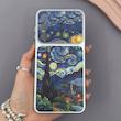قاب گوشی Galaxy A16 سامسونگ فانتزی چرمی Luxury Case سری 17 طرح شب پرستاره کیوت کد 169321