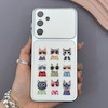 قاب گوشی Galaxy A16 سامسونگ فانتزی چرمی Luxury Case سری 17 طرح گربه کیوت کد 169324