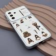 قاب گوشی Galaxy A17 سامسونگ فانتزی چرمی Luxury Case سری 17 طرح Coffe کیوت کد 169330