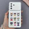 قاب گوشی Galaxy A37 سامسونگ فانتزی چرمی Luxury Case سری 17 طرح گربه کیوت کد 169342