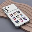 قاب گوشی Galaxy A37 سامسونگ فانتزی چرمی Luxury Case سری 17 طرح گربه کیوت کد 169342