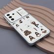 قاب گوشی Galaxy A37 سامسونگ فانتزی چرمی Luxury Case سری 17 طرح Coffe کیوت کد 169347
