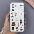 قاب گوشی Galaxy A54 سامسونگ فانتزی چرمی Luxury Case سری 17 طرح Coffe کیوت کد 169348