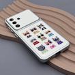 قاب گوشی Galaxy A57 سامسونگ فانتزی چرمی Luxury Case سری 17 طرح گربه کیوت کد 169372
