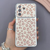 قاب گوشی Galaxy A57 سامسونگ فانتزی چرمی Luxury Case سری 17 طرح پلنگی کیوت کد 169373