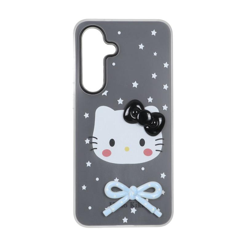 قاب گوشی Galaxy S25 FE سامسونگ پاستیلی مات دوتیکه فانتزی SO CUTE طرح کیتی کیوت مشکی کد 181000
