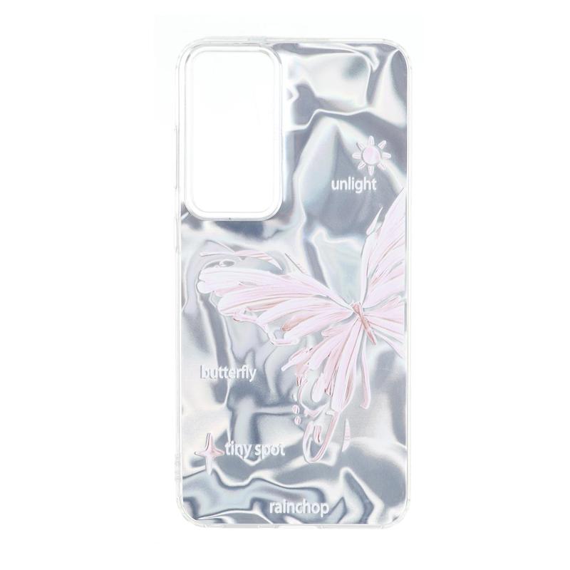 قاب گوشی Galaxy S25 FE سامسونگ IMD لیزری لاکچری سخت HARD طرح پروانه کیوت کد 181011