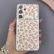 قاب گوشی Galaxy S25 FE سامسونگ فانتزی چرمی Luxury Case سری 17 طرح پلنگی کیوت کد 169406