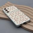 قاب گوشی Galaxy S25 FE سامسونگ فانتزی چرمی Luxury Case سری 17 طرح پلنگی کیوت کد 169406