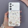 قاب گوشی Galaxy S25 FE سامسونگ فانتزی چرمی Luxury Case سری 17 طرح Dior کیوت کد 169409