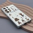 قاب گوشی Galaxy S25 Ultra سامسونگ فانتزی چرمی Luxury Case سری 17 طرح Coffe کیوت کد 169411