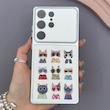 قاب گوشی Galaxy S25 Ultra سامسونگ فانتزی چرمی Luxury Case سری 17 طرح گربه کیوت کد 169416