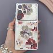 قاب گوشی Galaxy S25 Ultra سامسونگ فانتزی چرمی Luxury Case سری 17 طرح گل کیوت کد 169417
