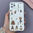 قاب گوشی iPhone 11 Pro Max آیفون فانتزی چرمی Luxury Case سری 17 طرح Coffe کیوت کد 169429