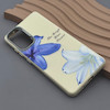 قاب گوشی Galaxy S20 FE سامسونگ لدر کیس سیلیکونی فانتزی لنز سیلور طرح گل لیلیوم آبی کد 169288