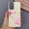 قاب گوشی Galaxy S20 FE سامسونگ لدر کیس سیلیکونی فانتزی لنز سیلور طرح گل لیلیوم صورتی کد 169289