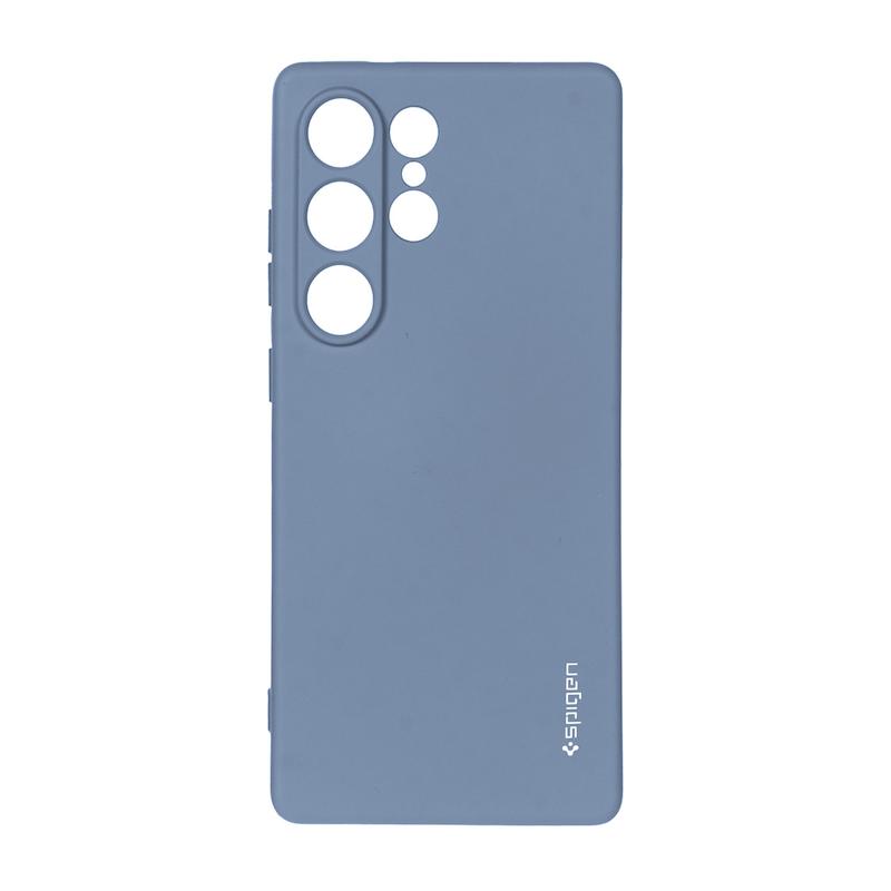 قاب گوشی Galaxy S25 Ultra سامسونگ سیلیکونی ژله ای PC برند SPIGEN اسپیگن آبی فیلی کد 181028