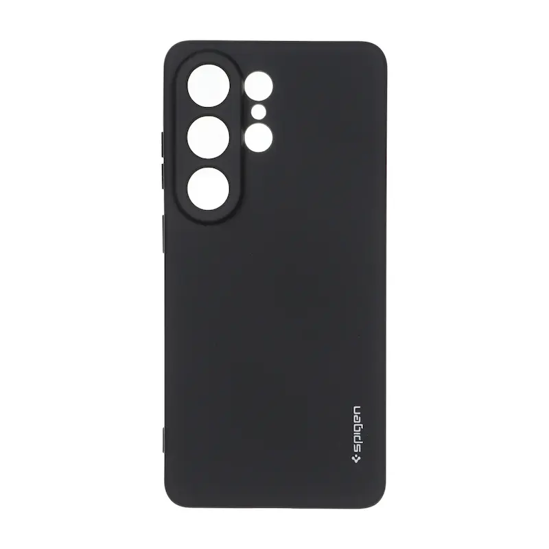 قاب گوشی Galaxy S26 Ultra سامسونگ سیلیکونی ژله ای PC برند SPIGEN اسپیگن مشکی کد 181035