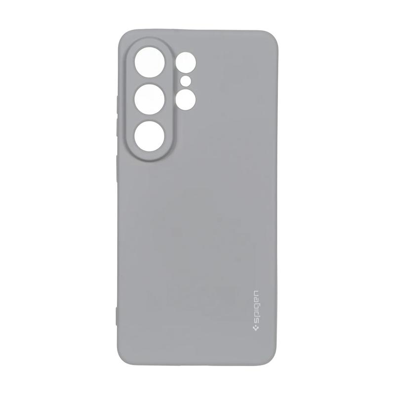 قاب گوشی Galaxy S26 Ultra سامسونگ سیلیکونی ژله ای PC برند SPIGEN اسپیگن طوسی کد 181036