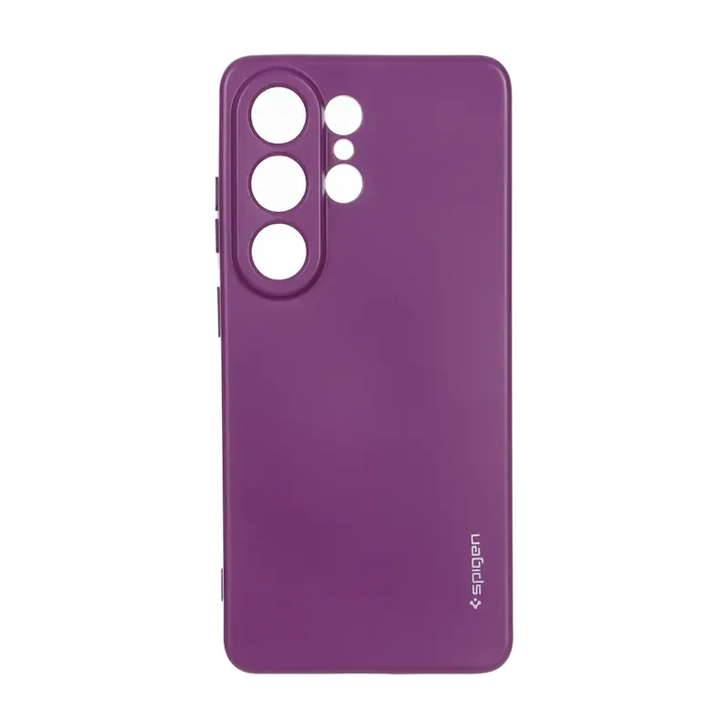 قاب گوشی Galaxy S26 Ultra سامسونگ سیلیکونی ژله ای PC برند SPIGEN اسپیگن بنفش کد 181040