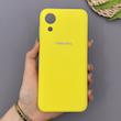قاب گوشی Galaxy A03 Core سامسونگ سیلیکونی اورجینال پاک کنی سورا SORA درجه یک زیربسته زرد کد 169840