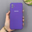 قاب گوشی Galaxy A04 - Galaxy M13 5G سامسونگ سیلیکونی اورجینال پاک کنی سورا SORA درجه یک زیربسته بنفش کد 169842